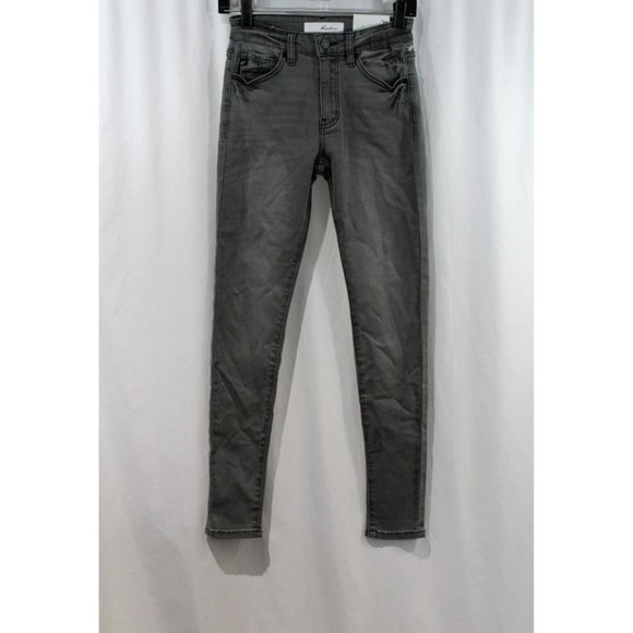 KanCan Denim - KanCan Womens Grey High Rise Super Skinny Jeans 24 NWT